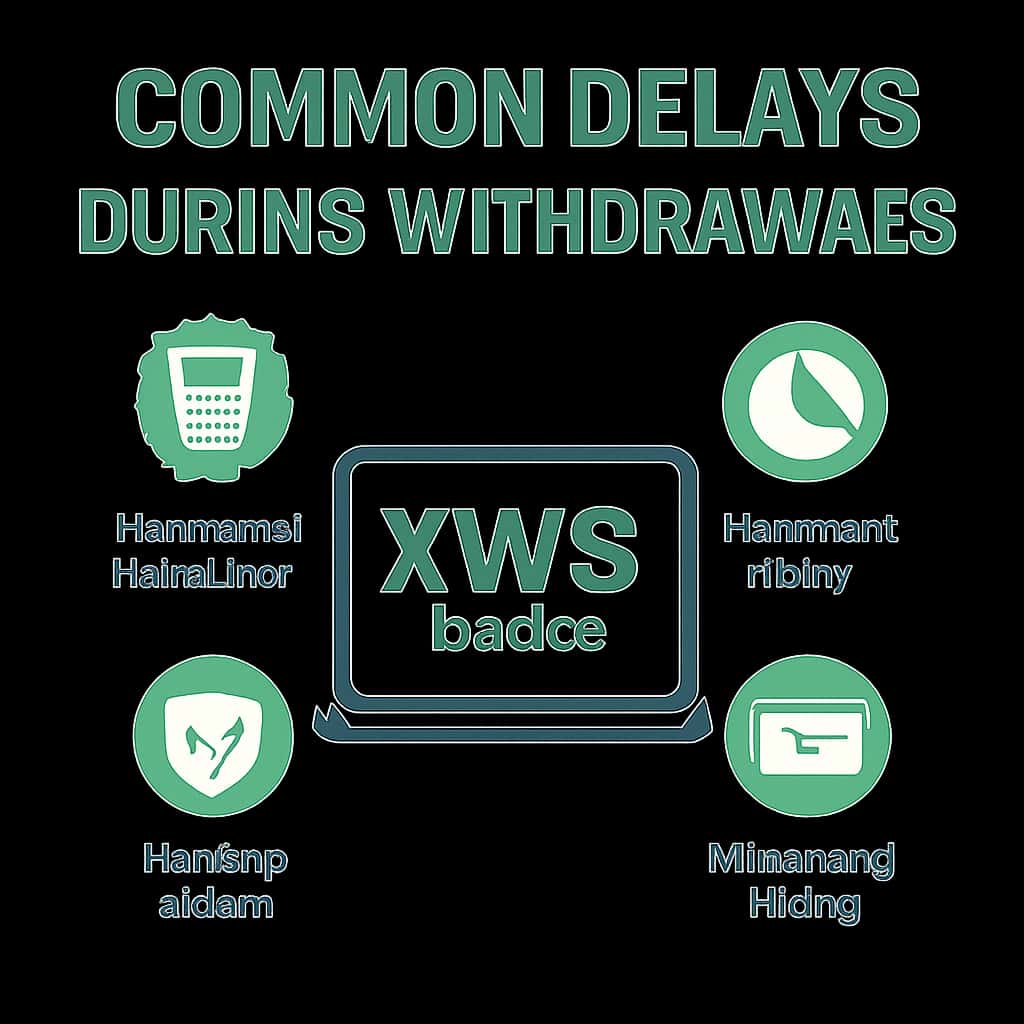 An educational diagram about KWG Game withdrawal delays.