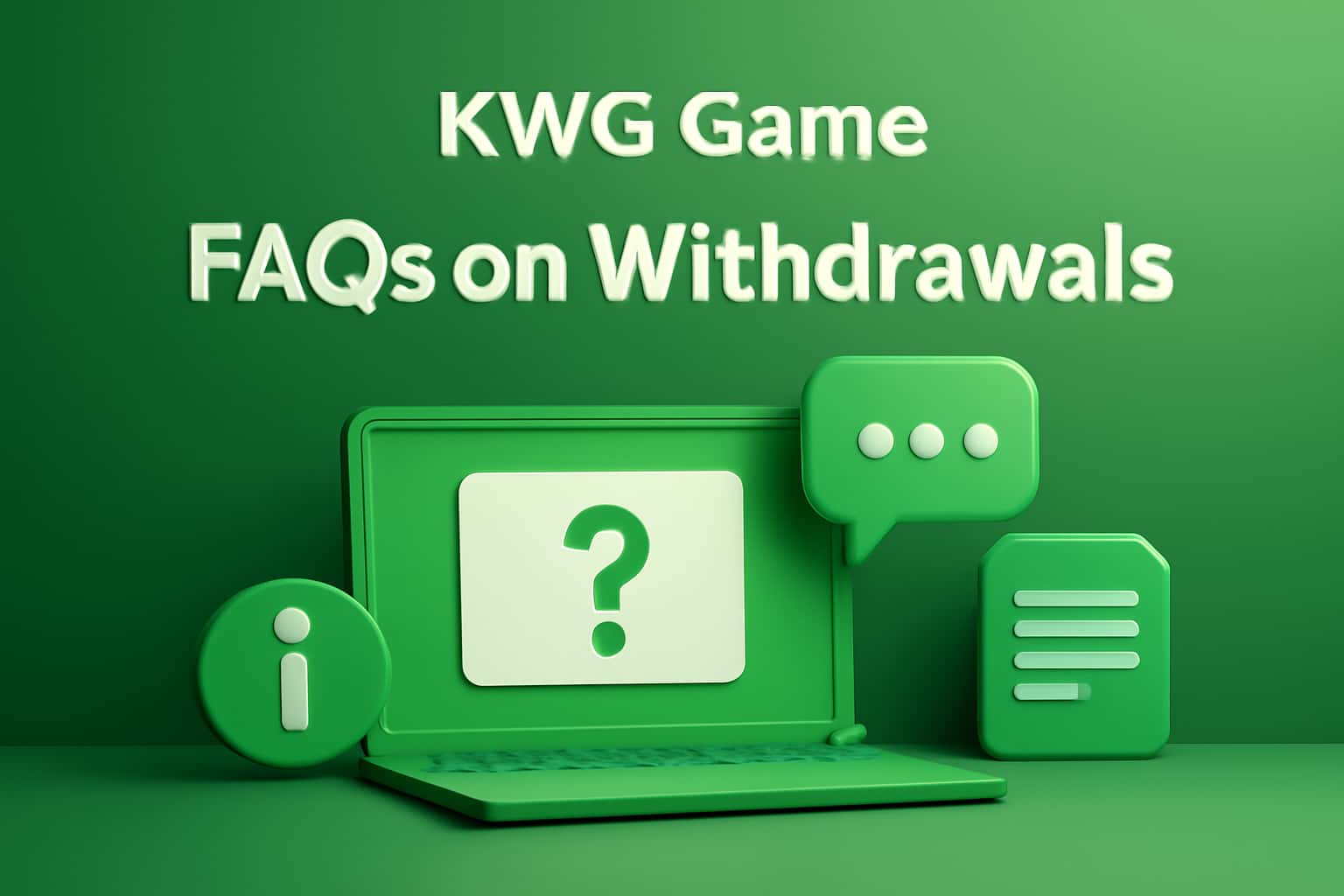 Informational scene regarding KWG Game withdrawals