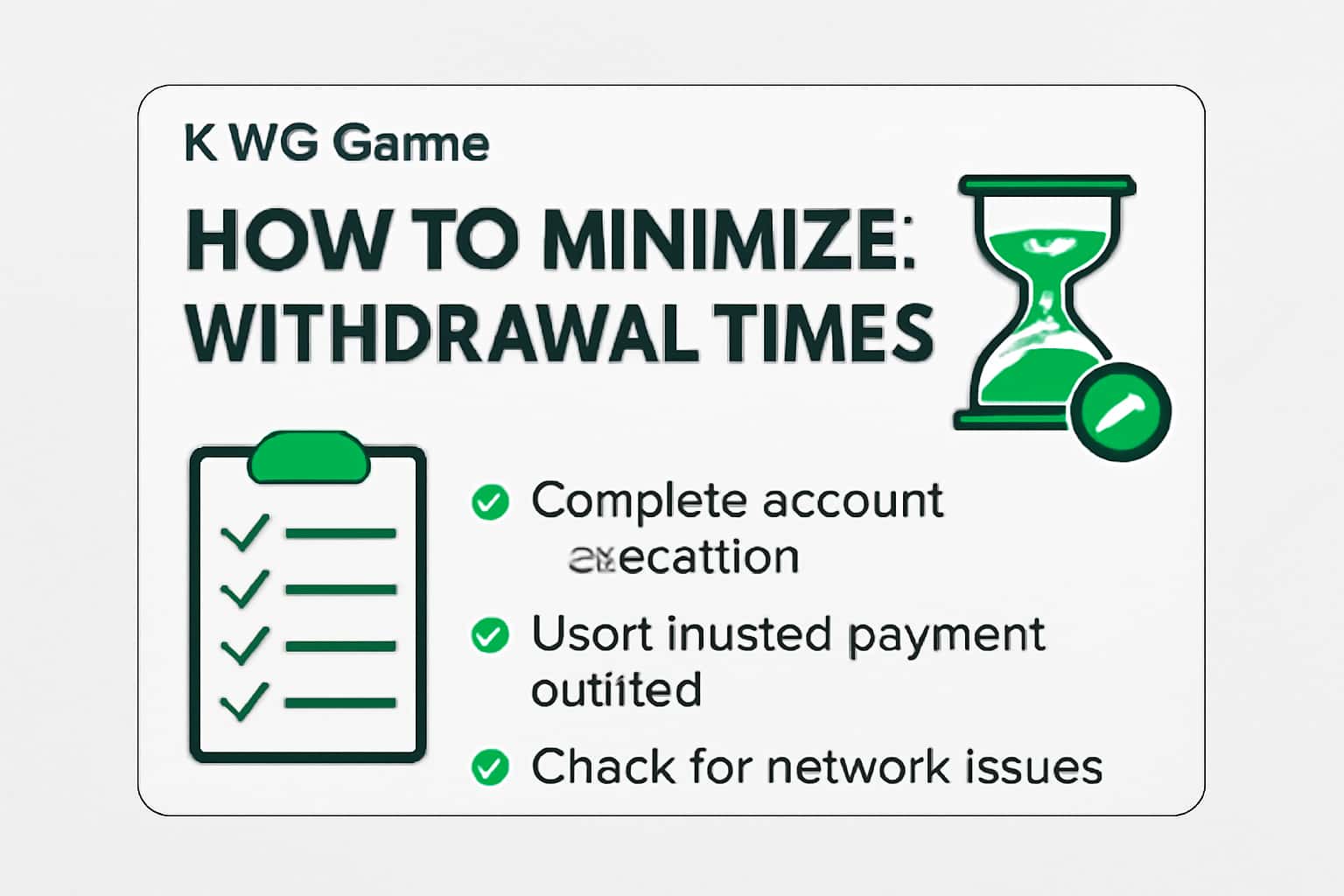A futuristic scene illustrating strategies for minimizing KWG Game withdrawal times.