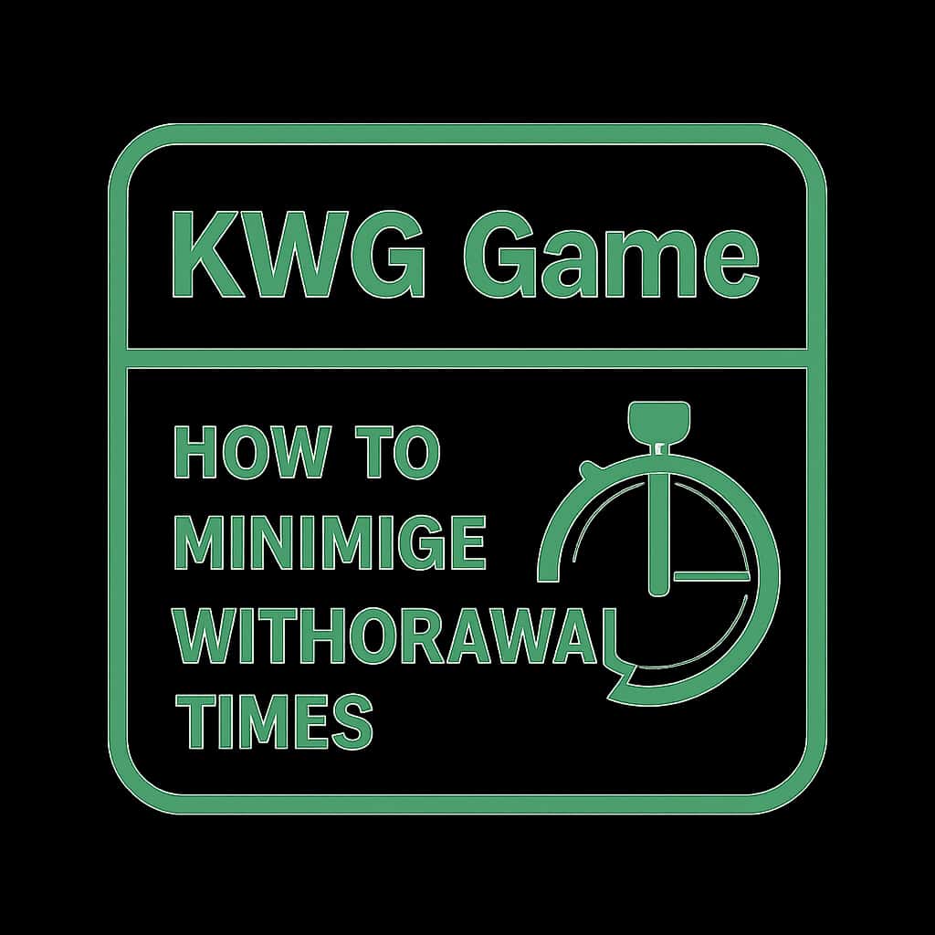 An icon symbolizing efficient withdrawal strategies for KWG Game.