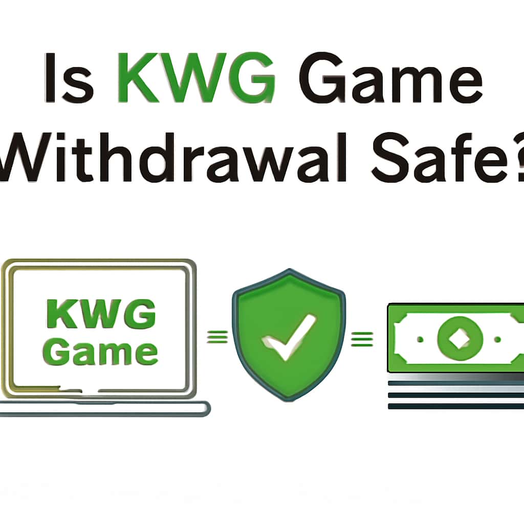 An illustration demonstrating the withdrawal process for KWG Game.