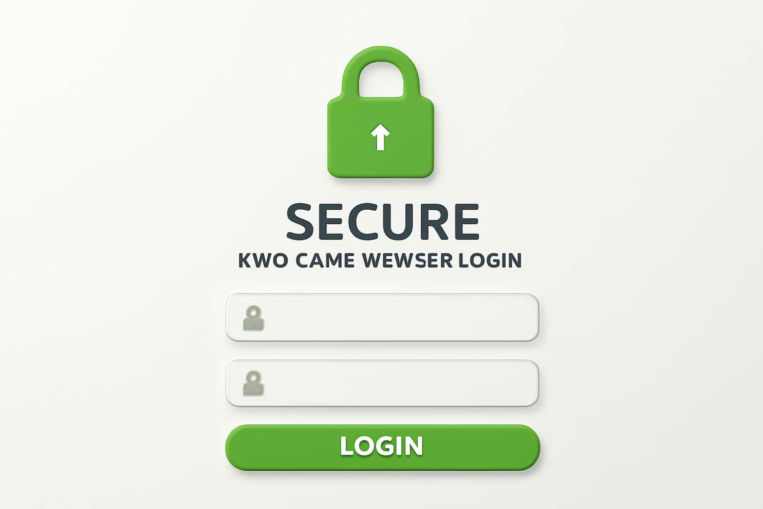Secure KWG Game Member Login Interface