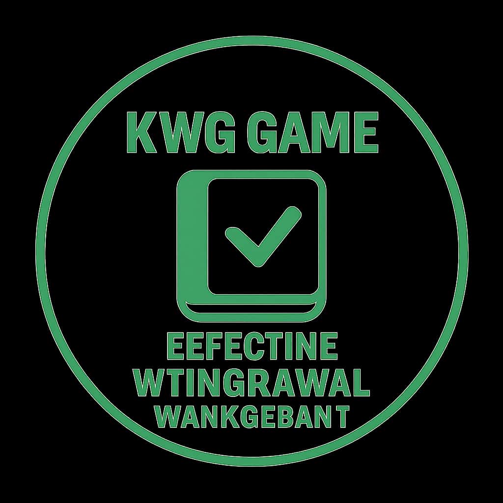 Icon representing Effective KWG Game Withdrawal Management.