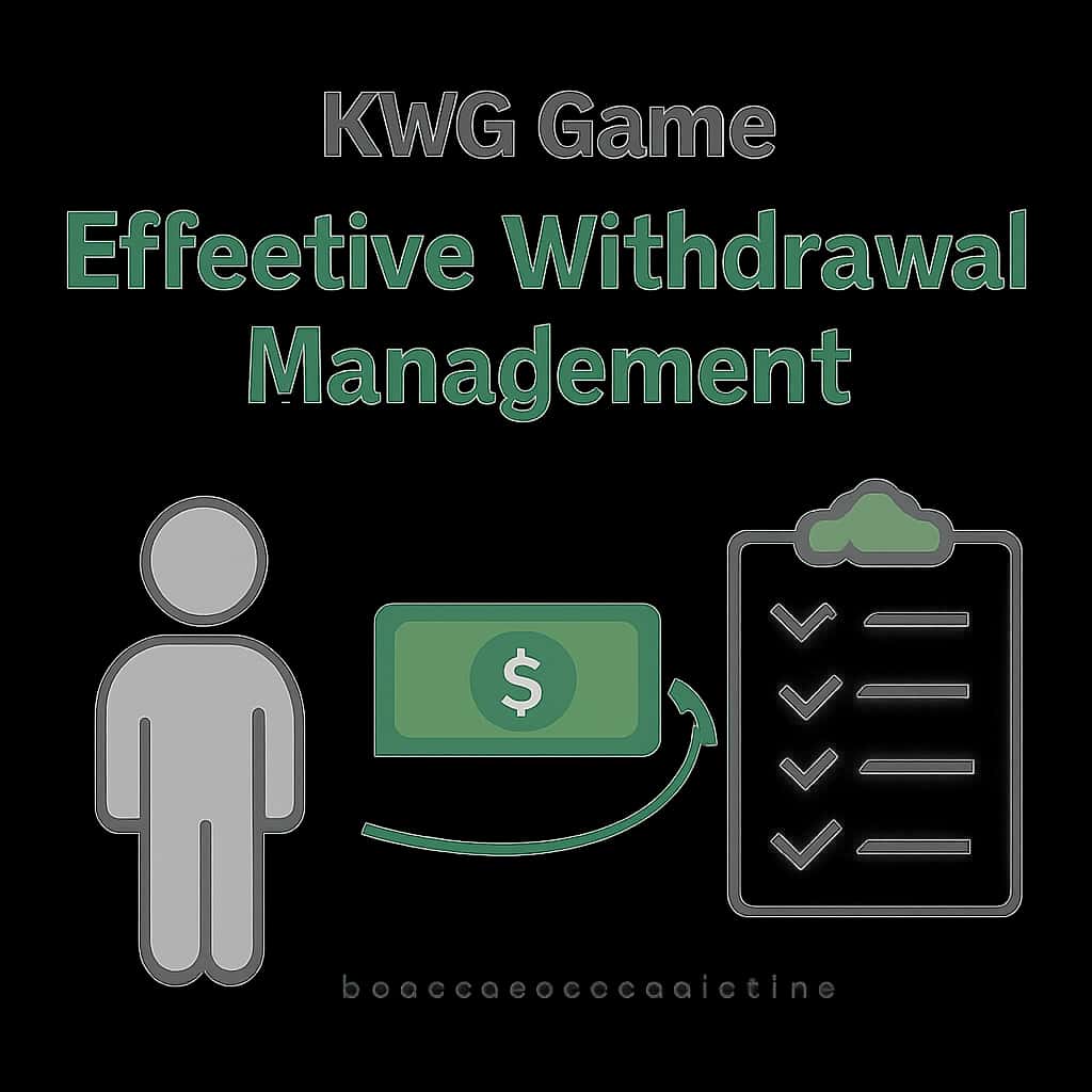 Illustration explaining Effective KWG Game Withdrawal Management.