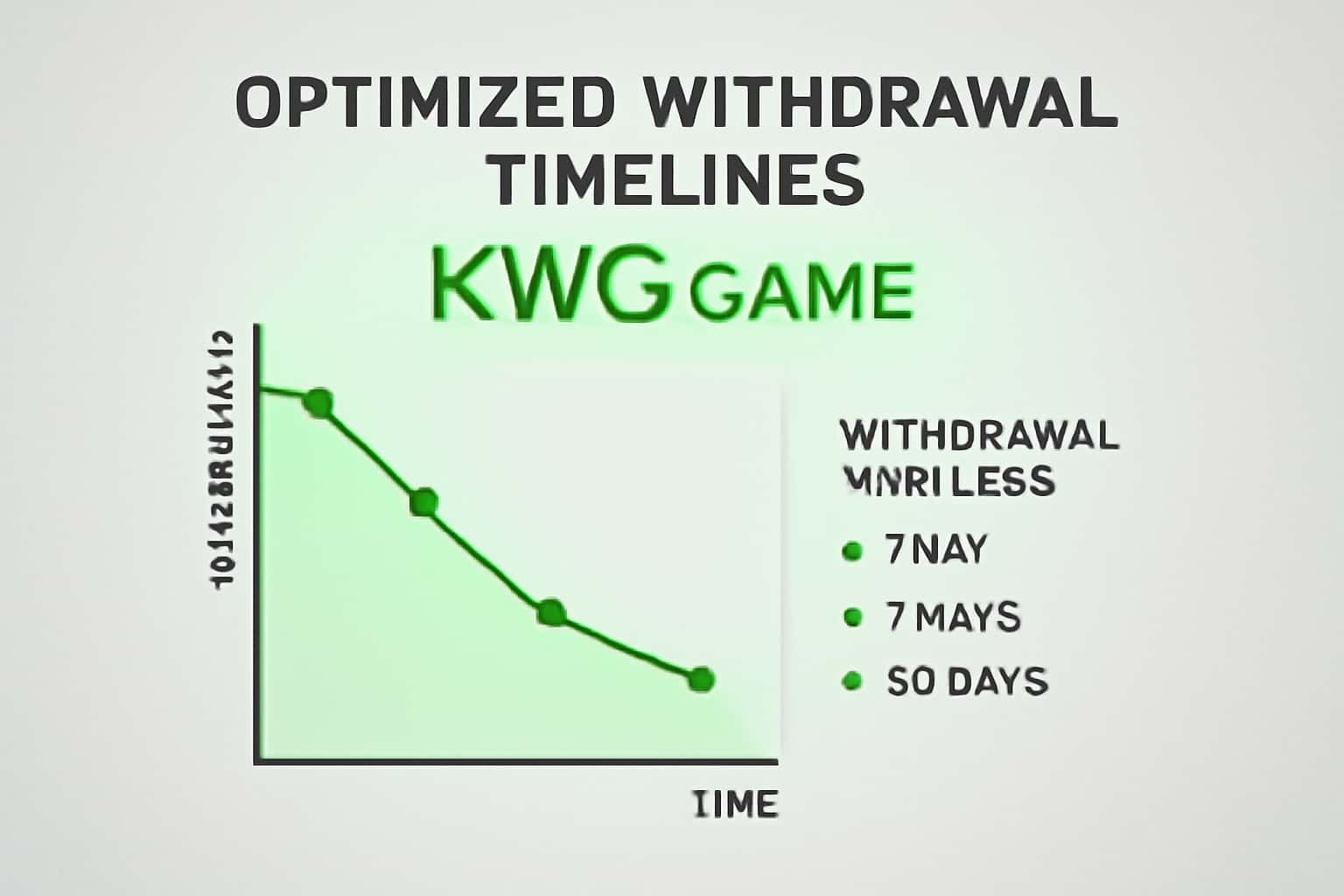 A professional representation of optimized withdrawal timelines for KWG Game.