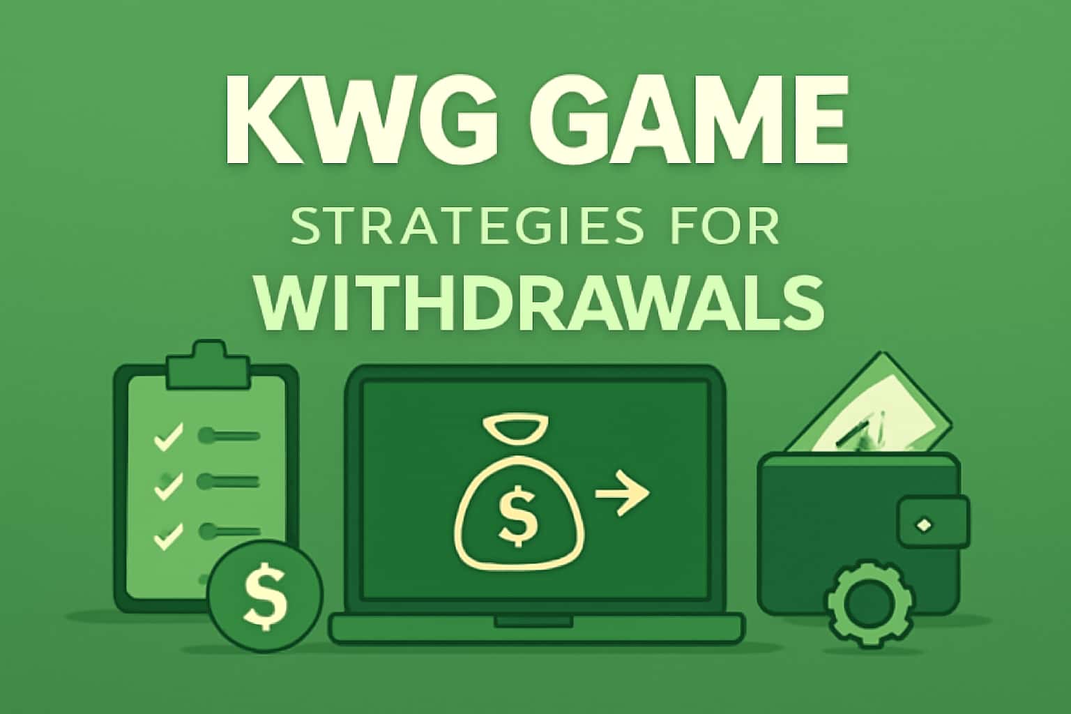 A neutral scene depicting strategies for managing KWG Game withdrawals.