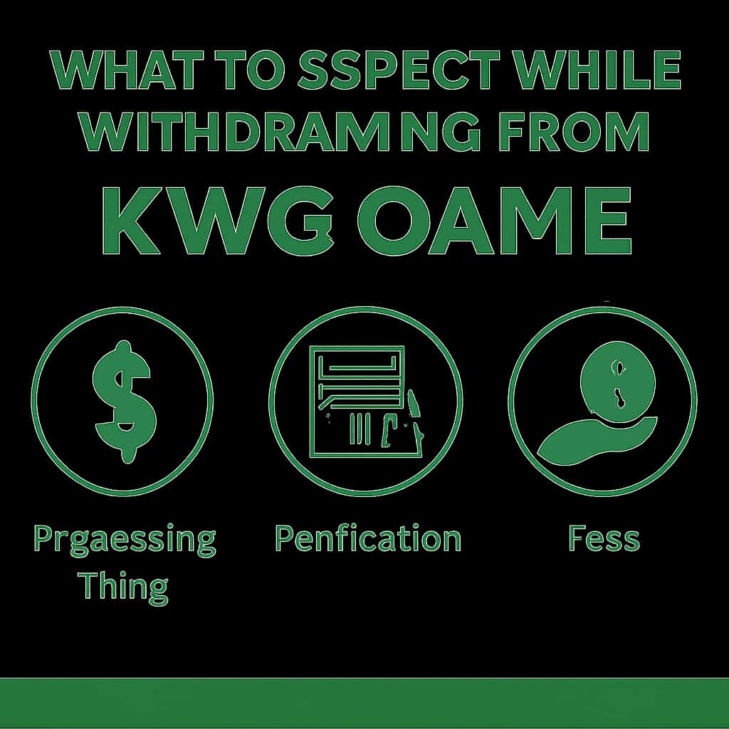 An educational illustration of the withdrawal steps for KWG Game.