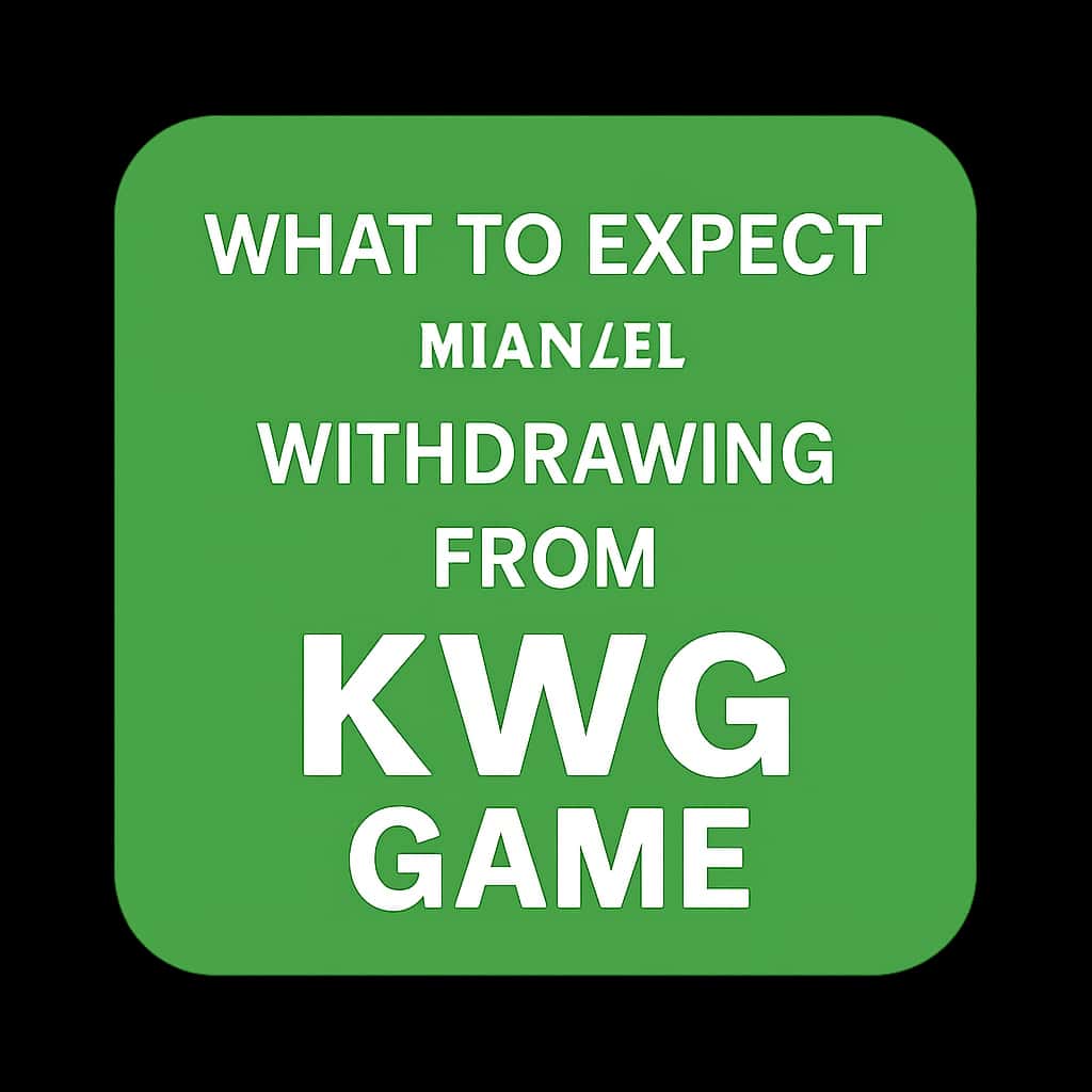 An icon representing withdrawal guidance for KWG Game.