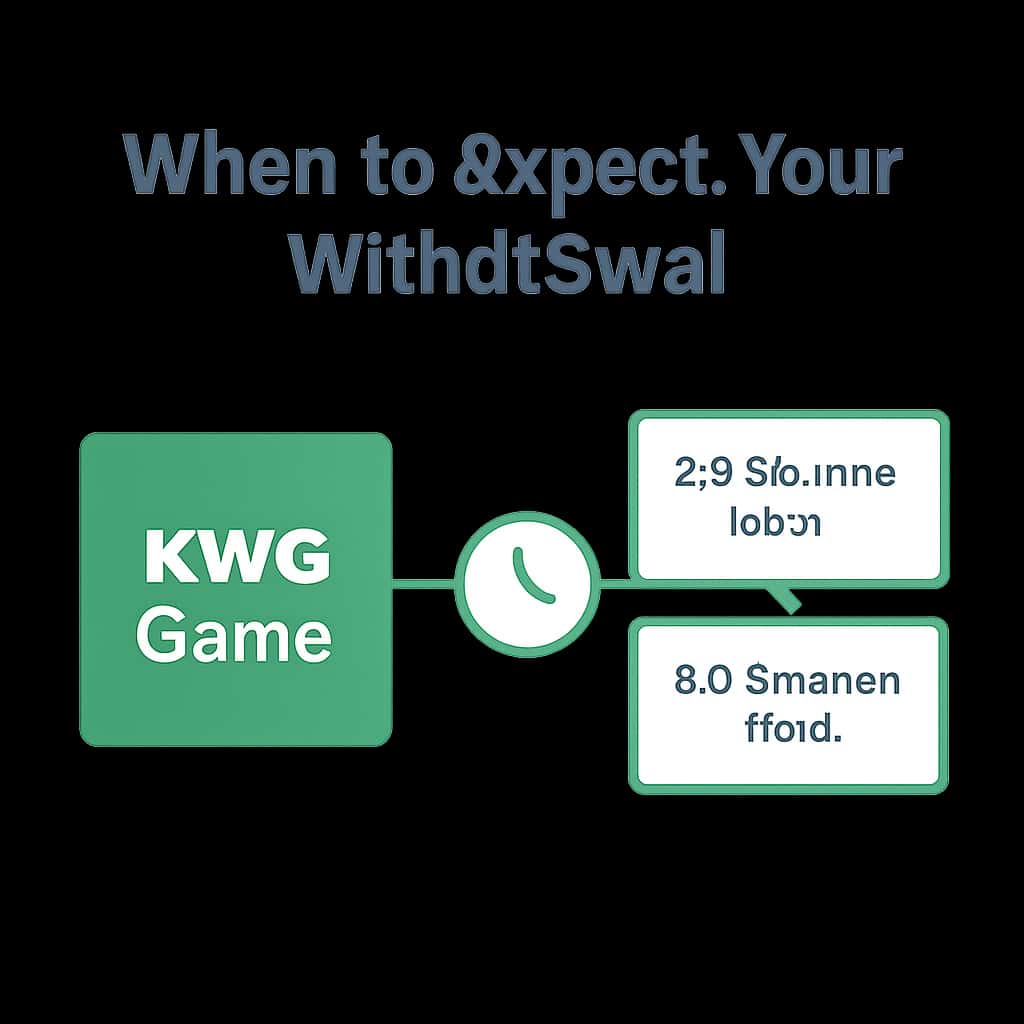 Illustration explaining KWG Game withdrawal process.
