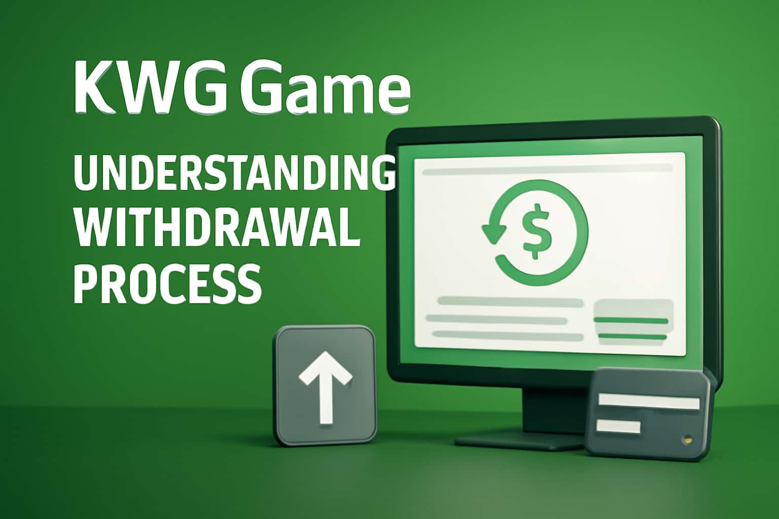 An informational graphic illustrating the KWG Game withdrawal process.